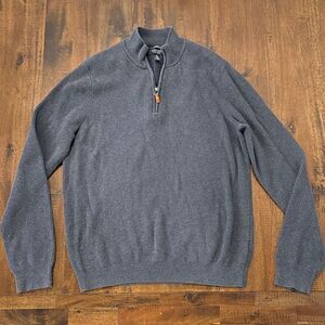 Nordstrom| Quarter Zip Knit Pullover Mens Sweater